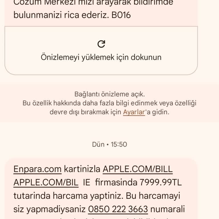 Enpara Kredi Kartımdan İzinsiz Apple Alışverişine Müdahale Edilmiyor