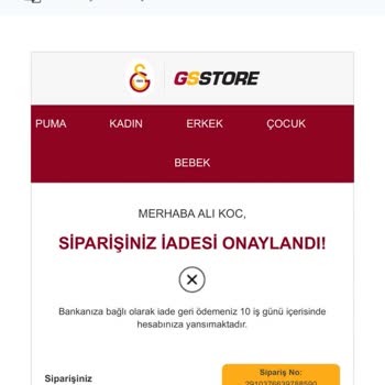18 Gün Beklediğim GS Store Siparişim İptal Edildi Mağdur Oldum