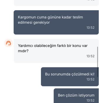 Trendyol Teslimat Sürecinde Gecikme Ve Yetersiz Destek