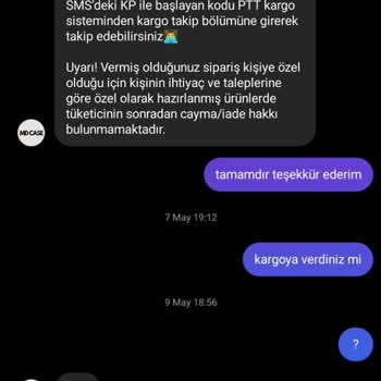 Sipariş Verdiğim Telefon Kılıfları 20 Gündür Teslim Edilmedi Ve Mesajlarıma Cevap Verilmiyor
