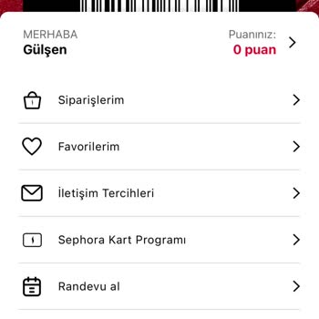 Sephora Hesabımda Puanlarım Ve Favorilerim Silindi