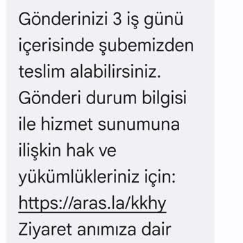 Aras Kargo Balçova Şubesi'nde Teslimat Sorunları Ve Özel Hayat İhlali