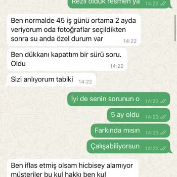 Fotoğraf Ve Albüm Teslimatında Sürekli Erteleme Ve İletişim Sorunu
