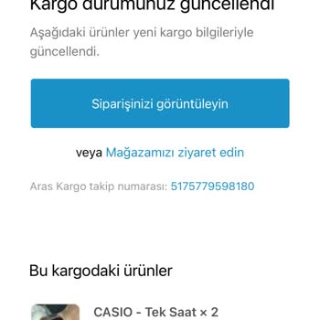 Aldığım Saatler Kırık Ve Beklediğimden Farklı Geldi