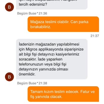 Migros İade Sürecinde Verilen Sözler Tutulmuyor Müşteri Mağdur Ediliyor