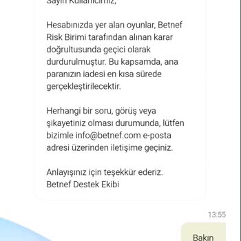 Betnef'de Çekim Engeli Ve Haksız Bakiye Kesintisi Şoku!