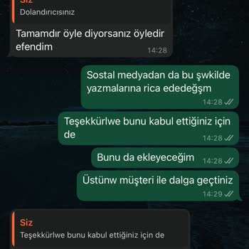 Sipariş Edilen Deri Ceketin Kalitesizliği Ve İade Sürecinde Yaşanan Sorunlar