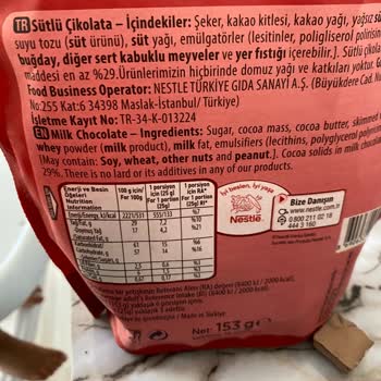 Nestle Çikolatalarında Alışılmadık Renk Ve Sertlik Sorunu Yaşadım
