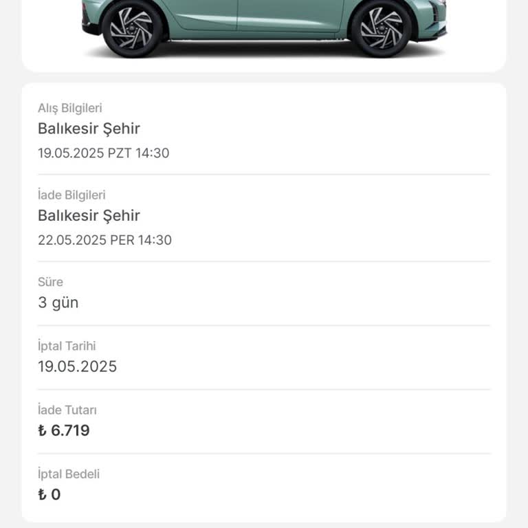 Garenta Araç Kiralama İptalinde Ücret İadesi Yapılmadı