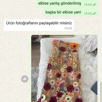 Yanlış Ve Büyük Elbise İade Edilmedi Param Boşa Gitti