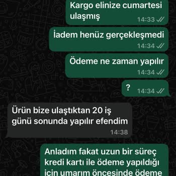 Geciken İade Ve İletişimsizlik Nedeniyle Hayal Kırıklığı