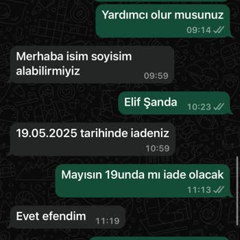 Geciken İade Ve İletişimsizlik Nedeniyle Hayal Kırıklığı