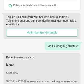 Kayıp Kargo İçin Sürat Kargo Ve Dolap Uygulamasında Yaşanan Mağduriyet