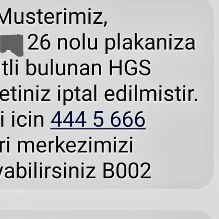 HGS Etiketim Onayım Olmadan İptal Edildi!