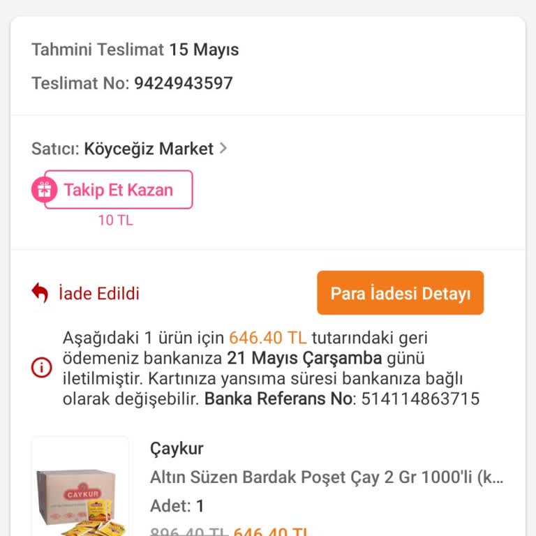 Trendyol Siparişim Dört Kez Dağıtıma Çıktı Ama Teslim Edilmedi