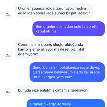 Sipariş İptal Talebim Göz Ardı Edildi, Mağdur Edildim