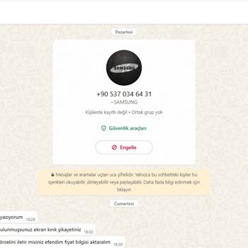 Samsung Televizyon Ekran Değişimi İçin Servisten Dönüş Alamıyorum