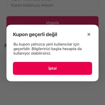 Yemeksepeti'nde Paribu Pizza Günü Kuponu Sorunu