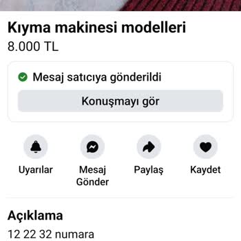 Facebook Marketplace'te Ürünüm Gönderilmedi Ve Yanıltıcı Bilgi Verildi