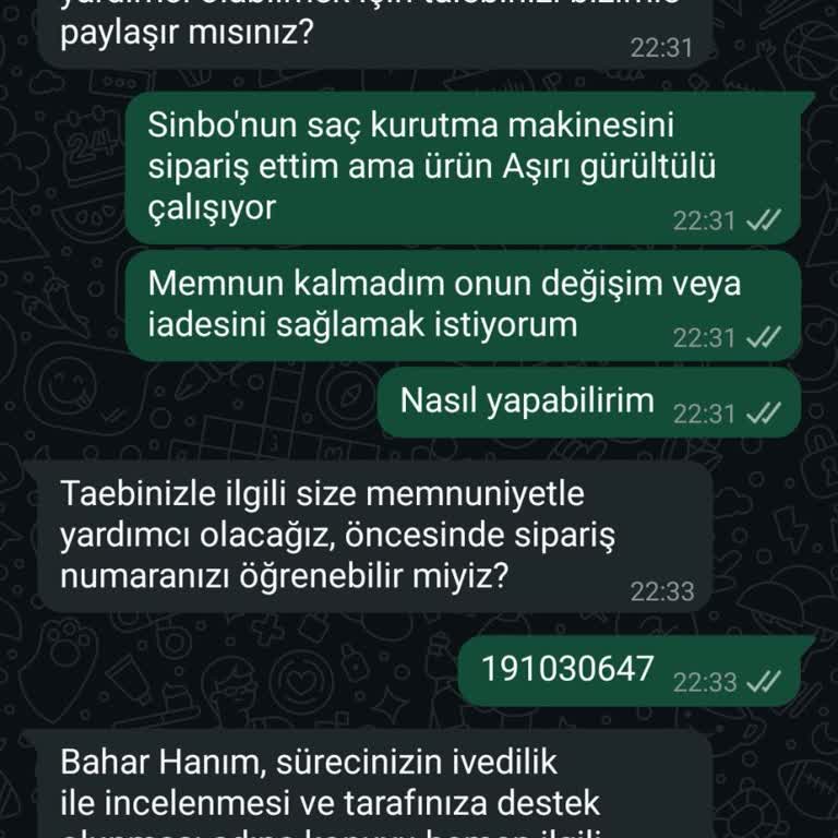 Arızalı Ürün Ve İade Sürecinde Yaşanan Zorluklar