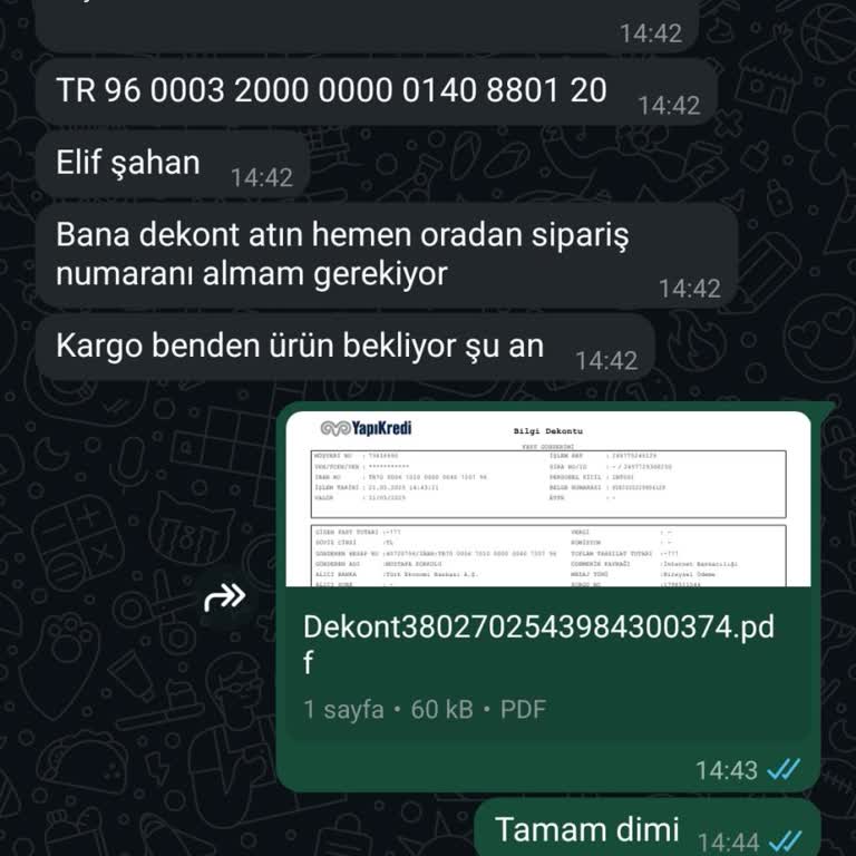 Sipariş Sonrası Ürün Gelmedi Şüpheli Ödeme Yöntemiyle Karşılaştım