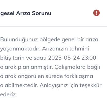 Sürekli Yaşanan İnternet Kesintisi Ve Verilmeyen Hediye 2GB