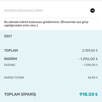 Sepet Tutarı Yeterli Olmasına Rağmen Kargo Ücreti Alınıyor