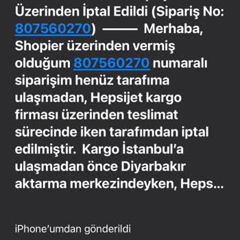 Shopier'de Teslim Edilmeden İade Talebim Reddedildi, Param Geri Verilmiyor