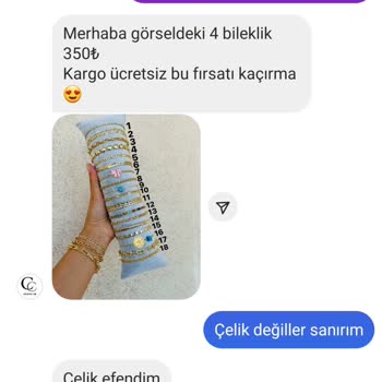 Instagram Üzerinden Yanıltıcı Çelik Ürün Satışı