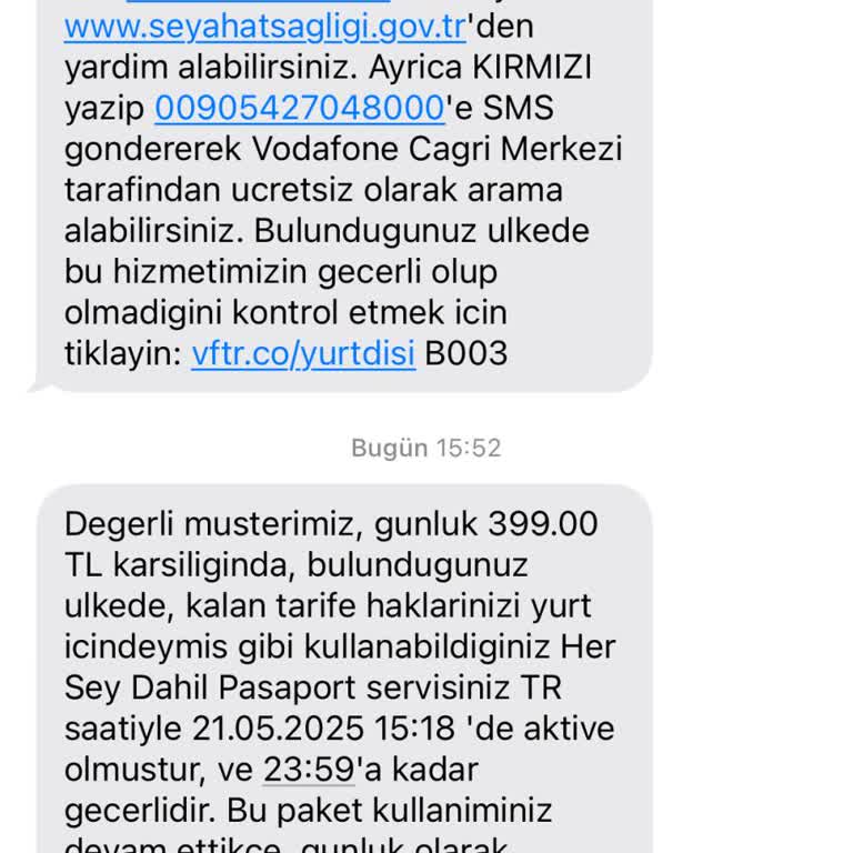 Bilgim Dışında Otomatik Yurt Dışı Paketi Ve Haksız Ücretlendirme