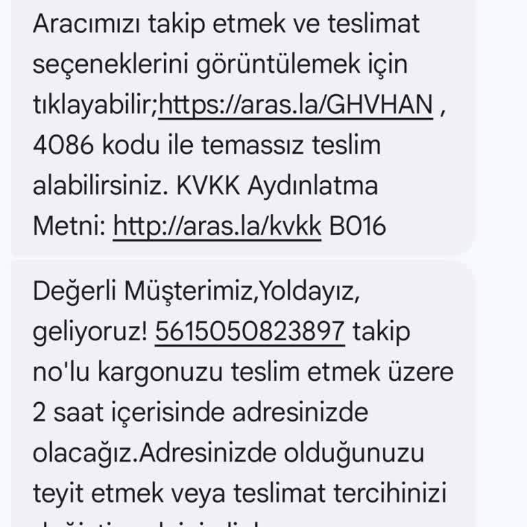 Aras Kargo Kırklareli Şubesi Dağıtımda Bilgi Kirliliği Ve Teslimat Sorunu