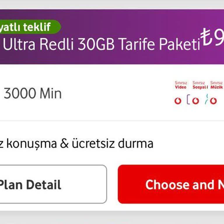 Vodafone Taahhüt Yenileme Sonrası Fahiş Zam Ve Sınırlı Paket Seçeneği Şoku