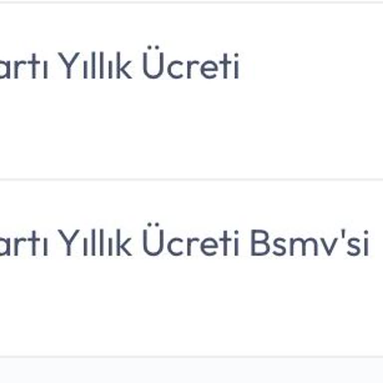 Yıllık Kredi Kartı Aidatının Haksız Kesintisi Ve İadesi Talebim