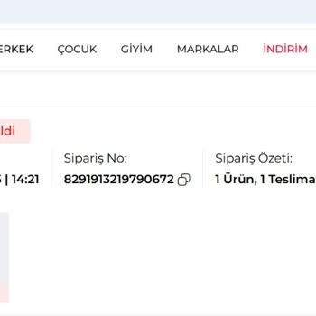 Siparişin Gecikmesi Ve Haber Verilmeden İptal Edilmesi