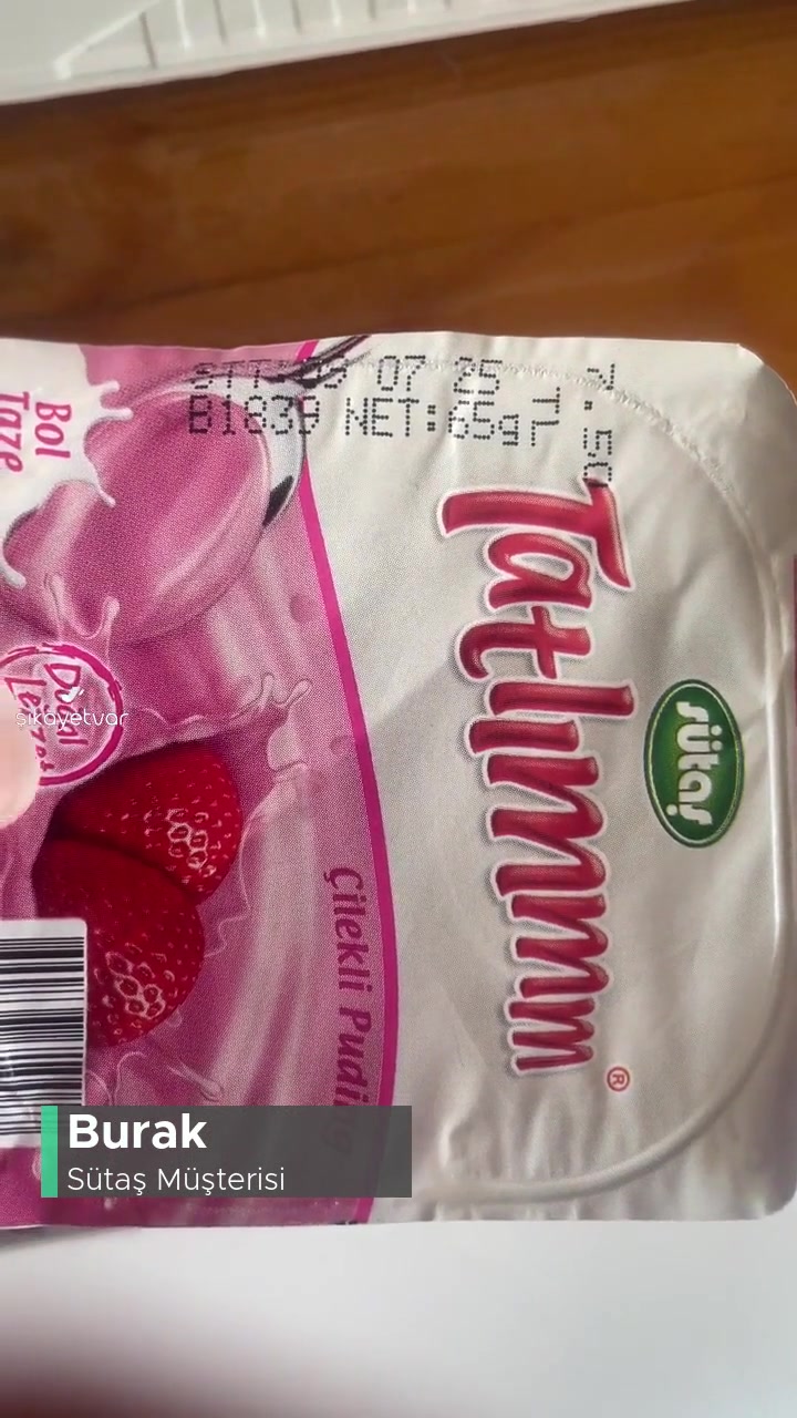 Sütaş Çilekli Puding Küflü videonun kapak resmi