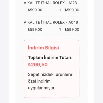Sipariş Edilen Saatler Yanlış Ve Kullanılmış Gönderildi