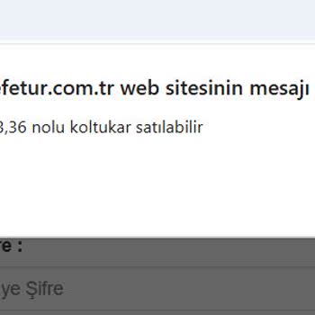 Boş Koltuk Varken Cam Kenarı Bileti Vermediler!