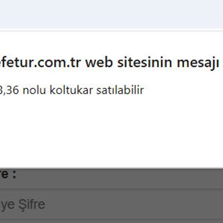Boş Koltuk Varken Cam Kenarı Bileti Vermediler!