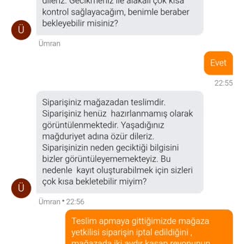 Migros'tan Aldığım Sipariş Hazırlanmadı, Bilgilendirme Yapılmadı