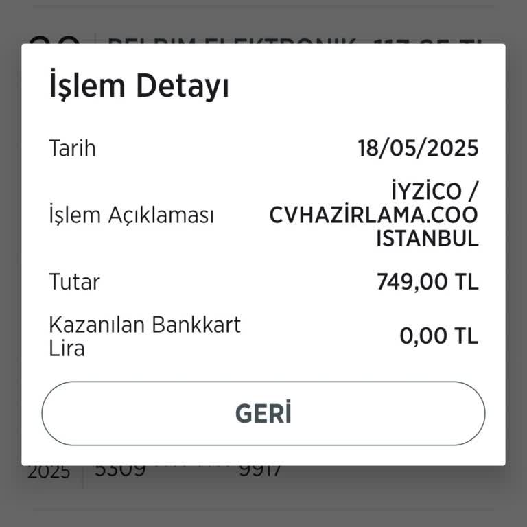 Cvhazirlama.cool Üyeliğimi İptal Edip Paramın Geri İadesini İstiyorum