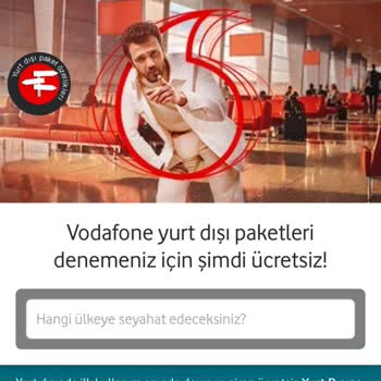Vodafone'un Ücretsiz Yurt Dışı Paketi Kampanyası Gerçekten Ücretsiz Değil