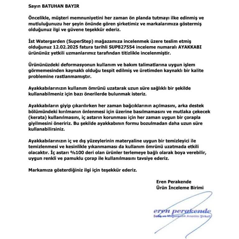 SuperStep'ten Alınan Adidas Ayakkabıda Taban Sorunu Ve Uzayan İnceleme Süreci