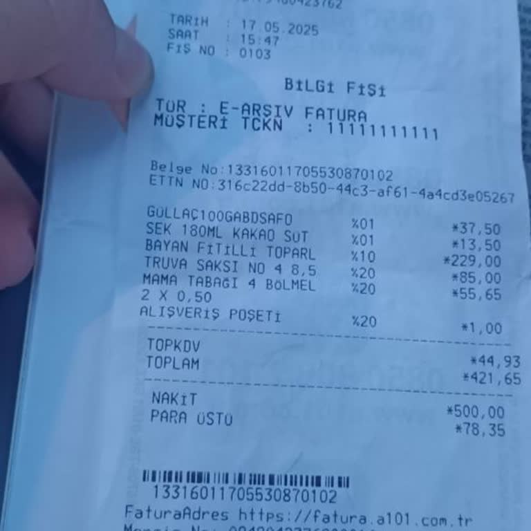 A101 Tayt İadesinde Hijyen Gerekçesiyle Mağduriyet Yaşadım