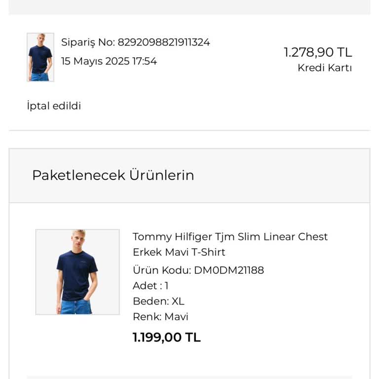 Siparişim Teslim Edilmeden İptal Edildi, Mağduriyetim Giderilmedi