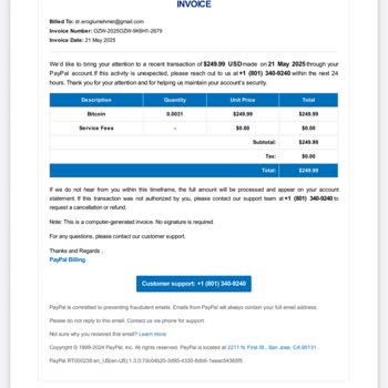 PayPal Hesabım Olmadan İzinsiz Fatura Gönderildi Ne Yapmalıyım