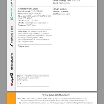 Arçelik Buzdolabında Sürekli Artan Ses Ve Titreşim Sorunu Çözülmüyor