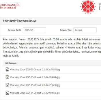 Obilet Ve Kale Seyahat Arasında Kalan Ücret İadesi Mağduriyeti