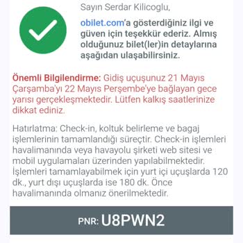 Obilet Ve THY Arasında Kaldım, Mağdur Edildim!