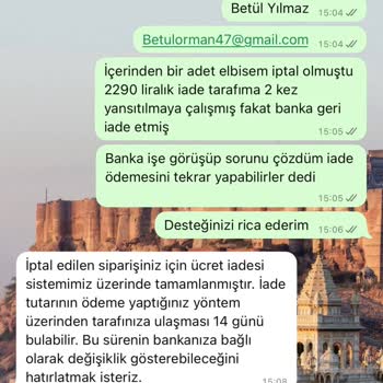 Zara'dan İptal Edilen Sipariş Ve Yapılamayan İade Mağduriyeti