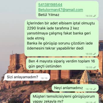 Zara'dan İptal Edilen Sipariş Ve Yapılamayan İade Mağduriyeti